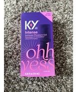 4 Boxes K-Y Intense 0.34 fl oz *05/2025*Adult Toy Friendly Female Pleasu... - $373.69 MXN