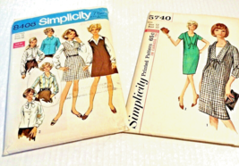 Simplicity Sewing Pattern Simplicity #5740 Dress #8408 Jumper & Blouse 1960s - $6.88