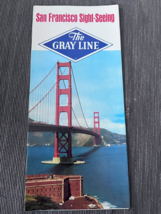 San Francisco Sight Seeing Gray Line Golden Gate California CA Brochure ... - $17.50