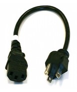 1 ft=12&quot; POWER CORD 3 Prong AC Plug to IEC C13 for pc monitor amp MONOPR... - $298.16 MXN