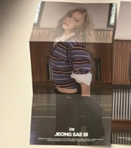 JUNG SAEBI Official Authentic Folded Poster IZNA [N/a izna Ver.] Kpop - $4.17 CAD