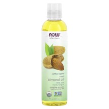 NOW Solutions, Organic Sweet Almond Oil, 100% Pure Moisturizing Oil, Promotes He - £27.96 GBP