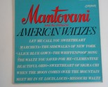 Mantovani &amp; His Orchestra American Waltzes London Vinyl LP Record 1962 - $4.84