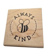 Always Bee Motif Kind Wooden Rubber Stampabilities Papercraft Teacher Ca... - $8.90