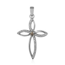 Jewelry of Venus fire Pendant of Goddess Verdandi I2 chocolate diamond silver pe - £556.35 GBP