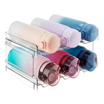 Stackable Water Bottle Organizer For Cabinet, Kitchen Pantry Organization And St - £16.69 GBP