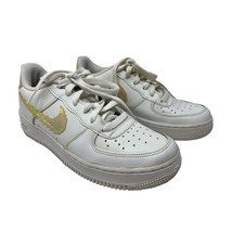Nike Air Force 1 LV8 sneakers 7 Youth GS Digital Swoosh white iridescent shoes - £36.79 GBP