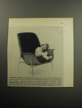 1957 Herman Miller High-Back Lounge Chair by George Nelson Advertisement - $18.49