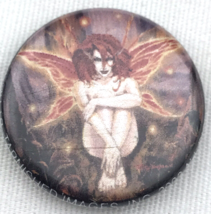 Fairy Girl Fantasy Art Pin Button By Tarnished Images 2002 - $10.00