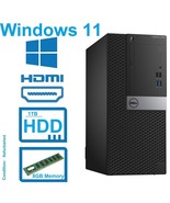 Dell i5 Desktop Tower Computer CLEARANCE!!! 3.20 Intel 1TB HDD WINDOWS 11 HDMI - £120.15 GBP