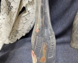 VINTAGE 1940s PEPSI COLA ~EMBOSSED TEXTURED CLEAR GLASS BOTTLE~SODA POP ... - $14.85