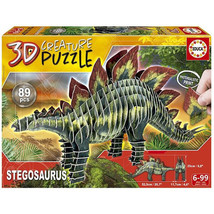 Educa 3D Creature Dinosaur Puzzle - Stegosaurus - £47.16 GBP