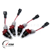 4 X 850cc Side Feed Fuel Injectors For Nissan Nismo Fit Jecs SR20 S13 S14 S15 - $184.50