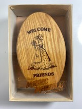 Vintage California Cane Co. Magic Marble Towel Holder Girl Flower Bouque... - €19,66 EUR
