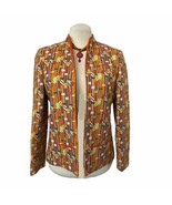 Del Ann&#39;s Dallas Graphic Vintage 90&#39;s Blazer Size S - $24.75