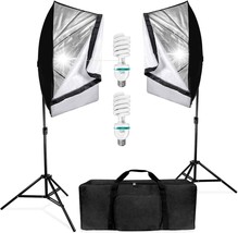 20 X 28-Inch Softbox Light Reflector With An 85W Cfl Bulb, Limostudio, Agg3204. - £81.80 GBP