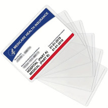 Medicare Card Holder Protective Sleeves / 6 Pack - £3.76 GBP