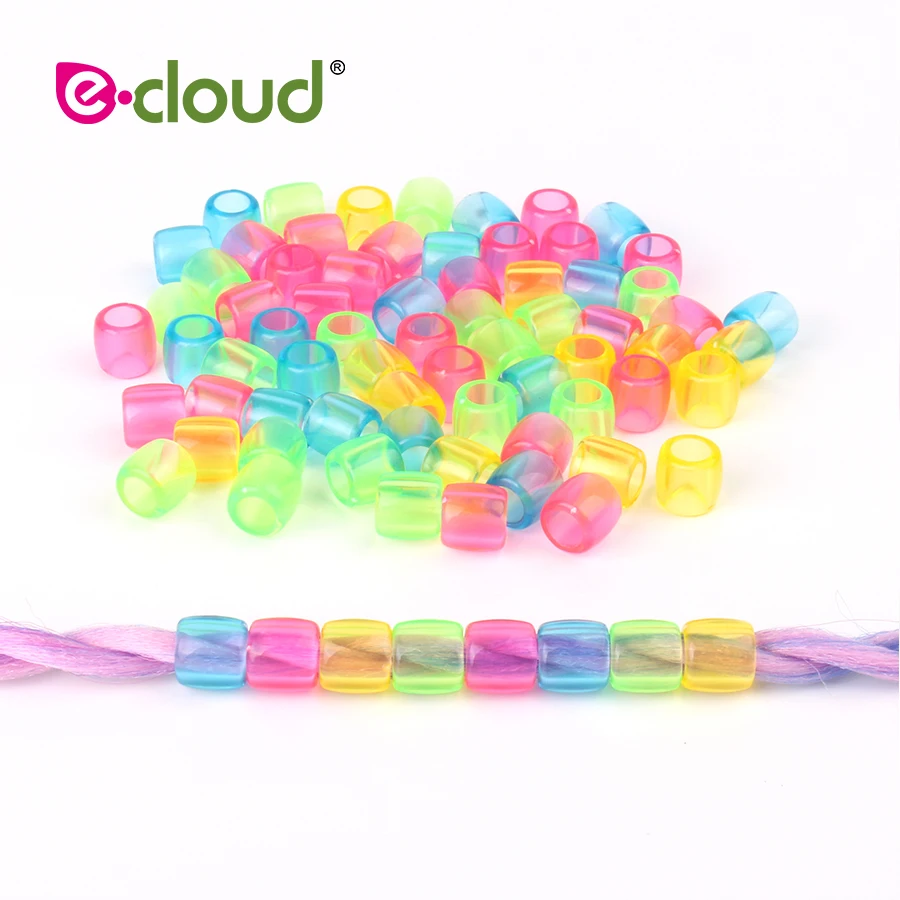 Game Fun Play Toys 50pcs/bag Plastic Colorful Transparent Hair A for Crochet Bra - £23.12 GBP