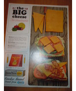 Vintage Kraft Cracker Barrel Cheese Print Magazine Advertisement 1965 - £3.92 GBP