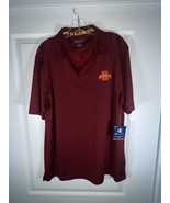 Iowa State Cyclones Champion Polo Mens Large Red Shirt  NWT Embroidered ... - $505.48 MXN