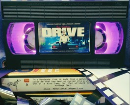 Retro VHS Lamp,Drive Ryan Gosling ,Night Light Stunning Collectable, Top Quality - £15.01 GBP