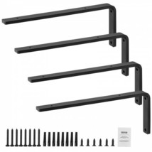 Shelf Bracket, 16 x 6 in 4 Pcs, Heavy Duty Floating Shelf Brackets, Brackets... - £34.56 GBP