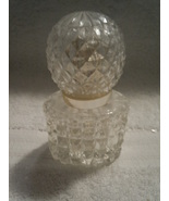 Vintage Clear Glass Diamond Design Perfume Sprayer - $10.96 CAD