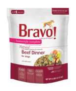 BRAVO! HOMESTYLE COMPLETE BEEF DINNER OR TOPPER FOR DOGS DOG FOOD 4 LB B... - $128.32 CAD