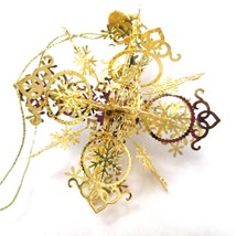 2007 Sparkling Snowflake Danbury Mint Christmas Ornament Gold Plated Collection - £31.92 GBP
