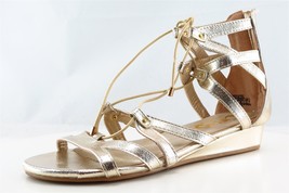 Sam Edelman Circus Gold Synthetic Sandals Girls Shoes Size 5 - $21.56