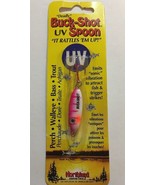 Northland Tackle BRUVS4-26 UV Buck Shot Rattle Spoon Pink Tiger 1/4 oz L... - €14,41 EUR