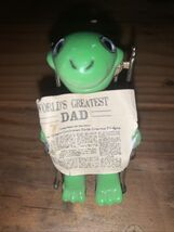 VINTAGE ENESCO TURTLE IN ROCKING CHAIR WORLDS GREATEST DAD - $14.84