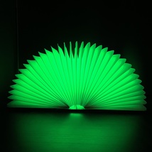 LED Color Changing Night Light - Folding Book With Magnetic Foldable Cover  - £31.63 GBP