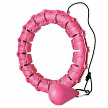 Hula Hoop 24 Knots &amp; 1/2 lb Weighted Ball Adjustable  Waist Fitness Weig... - $8.86
