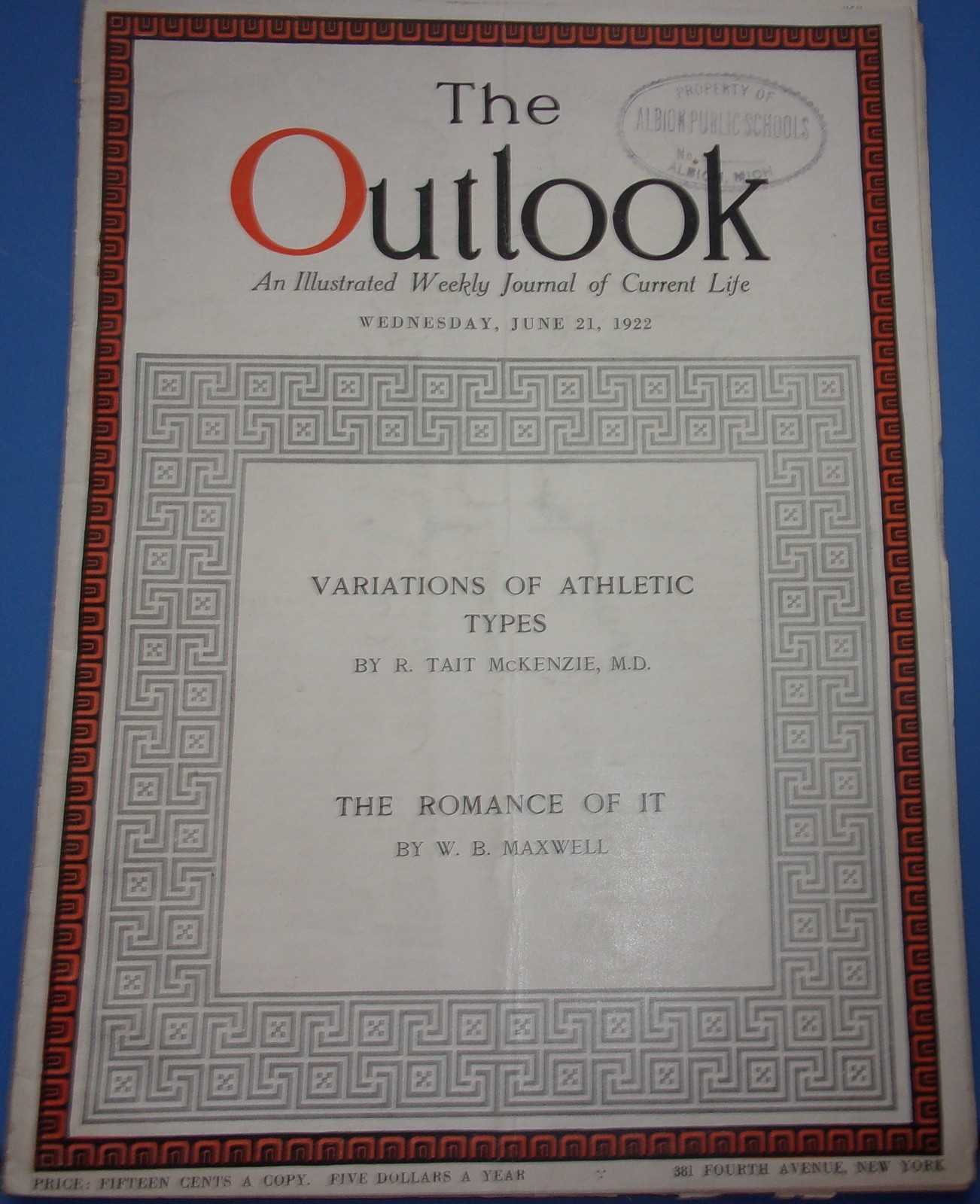 Vintage The Outlook An Illustrated Weekly Journal of Current Life June 2... - $5.99