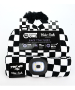 Night Owl Night Scope Hide Seek Race Kids Rechargeable LED Beanie Checkered - $14.80