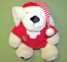 16&quot; LAND OF NOD 1992 NAP COMMONWEALTH CHRISTMAS DOG VINTAGE PLUSH STUFFE... - £13.87 GBP