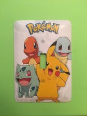 Primary image for Pokemon Metal Switch Plate kids