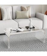 Premium Acrylic Coffee Table for Small Living Room - £129.84 GBP