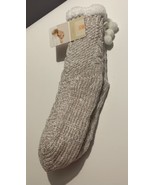 NEW Fuzzy Long Shimmer Slippers Socks Non Skid Sequin Women&#39;s Sizes 8-10... - $15.05 CAD