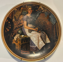 Knowles Plate Norman Rockwell Dreaming in the Attic with COA and Wall Hanger - £19.03 GBP