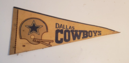 Vintage mini pennant Dallas Cowboys 9&quot; x 4&quot; - $3.99