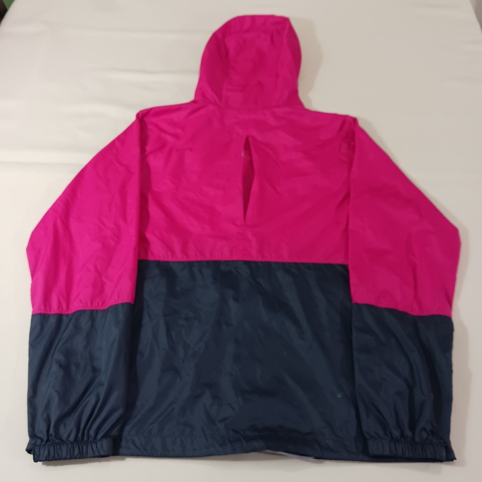 Columbia KL3010 Women's Red & Blue Full Zip Hoodie Rain Jacket Size Small Item image 2