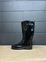 Capelli Black Rubber Mid Calf Rain Chore Muck Boots Women’s 9 - $24.96