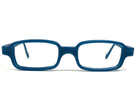 Miraflex Kids Eyeglasses Frames NEW BABY 1 Rubberized Blue Rectangular 39-14-120 - £50.99 GBP