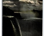 Night View From Prospect Point Niagara Falls NY New York UNP DB Postcard... - $2.92