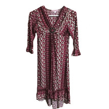 My Michelle Girls Juniors Vintage Hi-Low Dress Size 14 Youth - £15.69 GBP