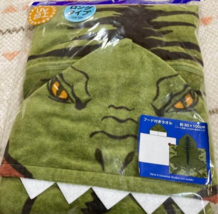 Usj Jurassic Park Hooded Towel Long Type Universal Studios Japan Rare Old - £56.69 GBP