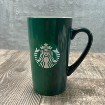Starbucks 16oz 2021 Tall Coffee Mug Cup Tea Green And Red - £7.42 GBP