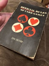 Official Rules of Card Games 59th Edition Vintage Paperback 1973 - £3.88 GBP